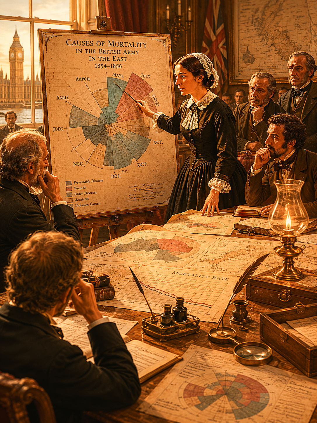 rózsadiagram florence nightingale